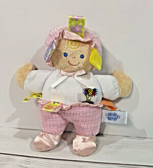 Mary Meyers Taggies DollTerry Cloth Signature Collection Pink Baby 8" Plush